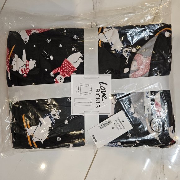 Matching Straight Leg Pajama Set - Picture 3 of 3